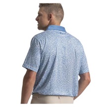 FootJoy Condensed Camo Print Lisle pánské polo, white/chambray/coastal blue