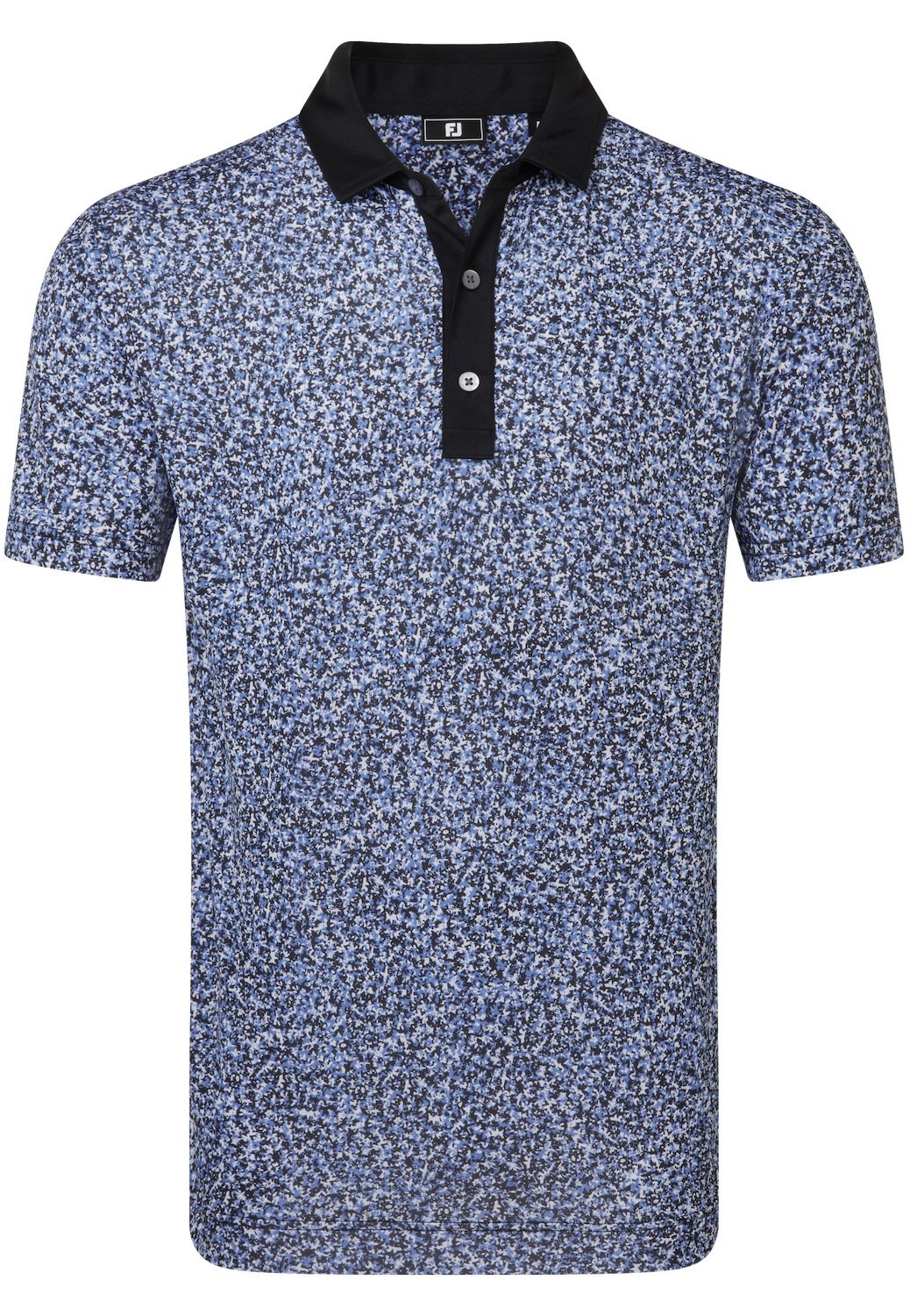 FootJoy Condensed Camo Print Lisle pánské polo, white/vivid violet/black