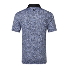 FootJoy Condensed Camo Print Lisle pánské polo, white/vivid violet/black