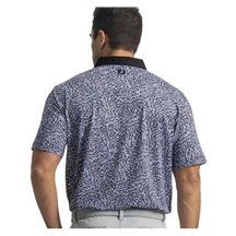 FootJoy Condensed Camo Print Lisle pánské polo, white/vivid violet/black