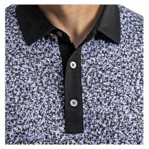 FootJoy Condensed Camo Print Lisle pánské polo, white/vivid violet/black