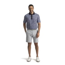 FootJoy Condensed Camo Print Lisle pánské polo, white/vivid violet/black