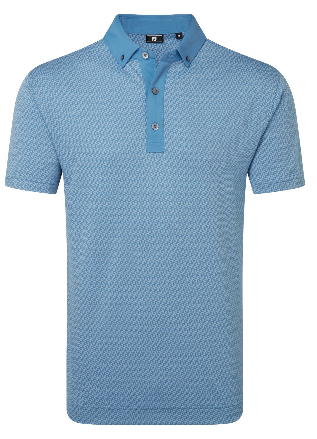 FootJoy Star Geo Jacquard pánské polo, coastal blue