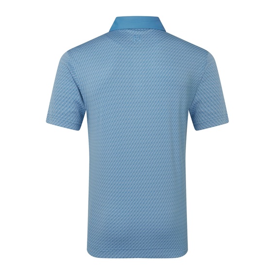 FootJoy Star Geo Jacquard pánské polo, coastal blue