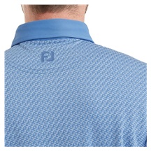FootJoy Star Geo Jacquard pánské polo, coastal blue