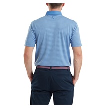 FootJoy Star Geo Jacquard pánské polo, coastal blue