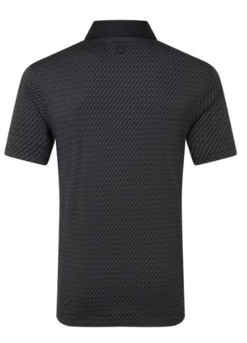 FootJoy Star Geo Jacquard pánské polo, černé