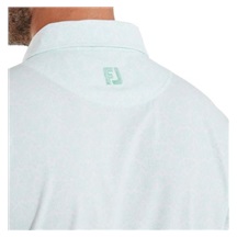 FootJoy Wingtip Floral Lisle pánské polo, white/sea glass