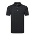 FootJoy Wingtip Floral Lisle pánské polo, černé