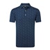FootJoy Wingtip Floral Lisle pánské polo, modré