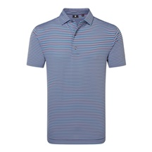 FootJoy Shadow Stripe Lisle pánské polo, coastal blue