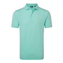 FootJoy Shadow Stripe Lisle pánské polo, sea glass