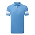 FootJoy Sleeve Stripe Pique pánské polo, coastal blue/chambray/white