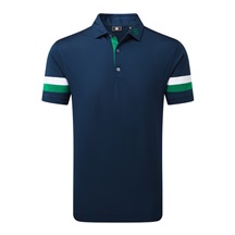 FootJoy Sleeve Stripe Pique pánské polo, navy/field green/white
