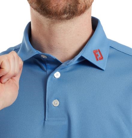 FootJoy Stretch Pique Solid pánské polo, coastal blue