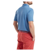 FootJoy Stretch Pique Solid pánské polo, coastal blue