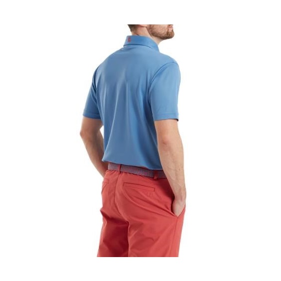 FootJoy Stretch Pique Solid pánské polo, coastal blue