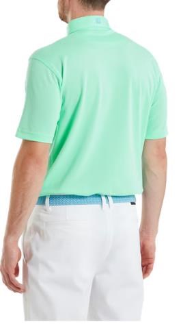 FootJoy Stretch Pique Solid pánské polo, sea glass