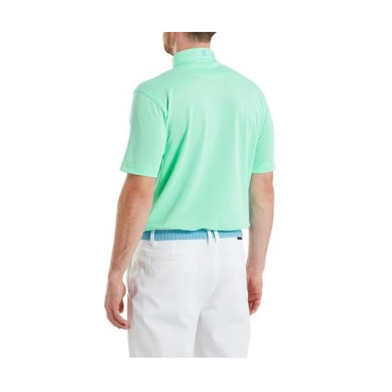 FootJoy Stretch Pique Solid pánské polo, sea glass