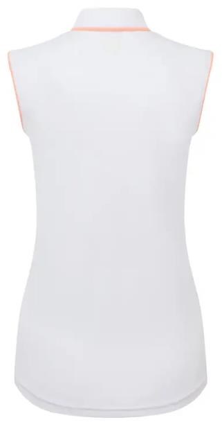 FootJoy Sleeveless dámské polo, bílé