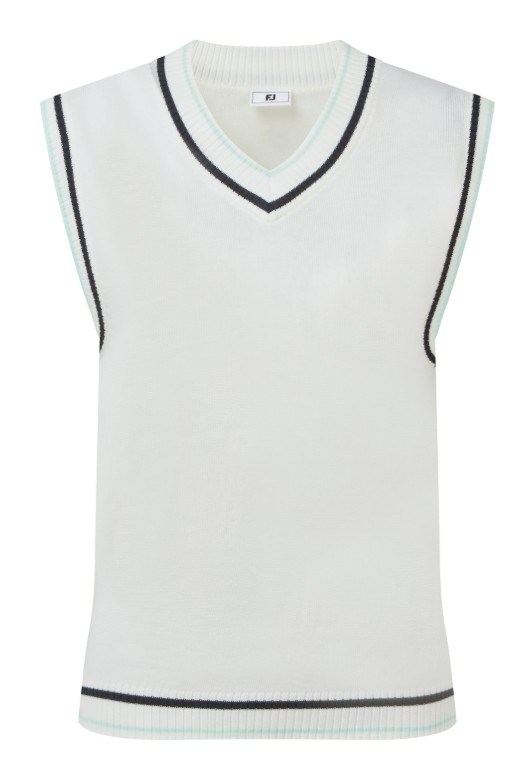 FootJoy Sweater Tank dámská vesta, bílá