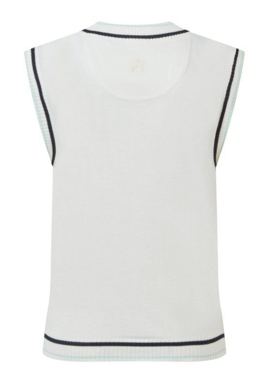 FootJoy Sweater Tank dámská vesta, bílá