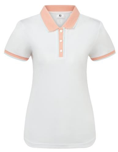 FootJoy Cap Sleeve dámské polo, bílé