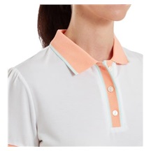 FootJoy Cap Sleeve dámské polo, bílé