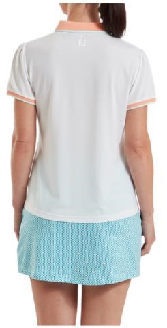 FootJoy Cap Sleeve dámské polo, bílé