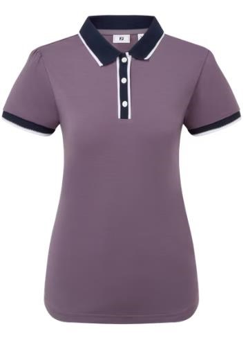FootJoy Cap Sleeve dámské polo, dusty violet/navy