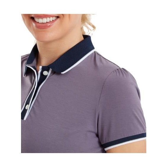 FootJoy Cap Sleeve dámské polo, dusty violet/navy