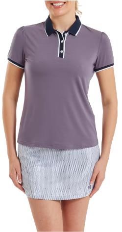 FootJoy Cap Sleeve dámské polo, dusty violet/navy