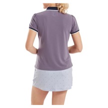 FootJoy Cap Sleeve dámské polo, dusty violet/navy