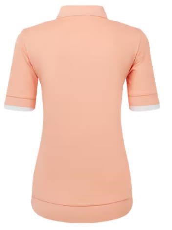 FootJoy Texture Knit dámské polo, desert peach/white