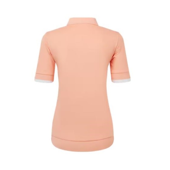 FootJoy Texture Knit dámské polo, desert peach/white