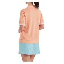 FootJoy Texture Knit dámské polo, desert peach/white