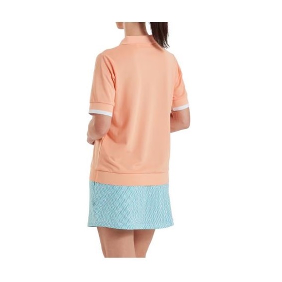 FootJoy Texture Knit dámské polo, desert peach/white