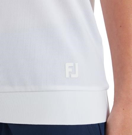 FootJoy Texture Knit dámské polo, bílé