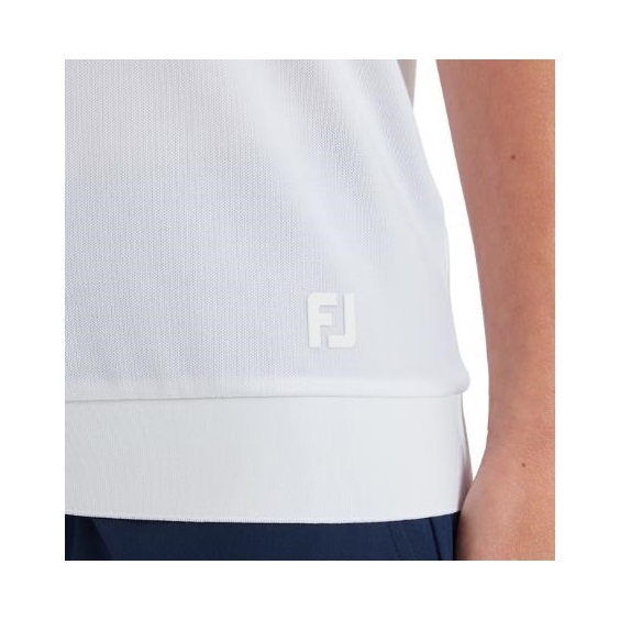 FootJoy Texture Knit dámské polo, bílé