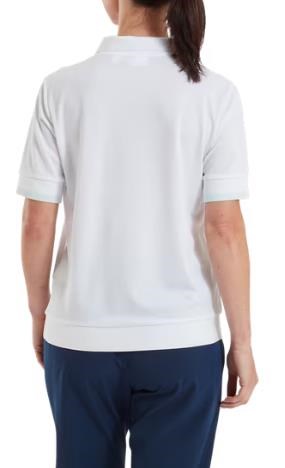FootJoy Texture Knit dámské polo, bílé