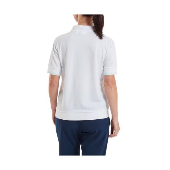 FootJoy Texture Knit dámské polo, bílé