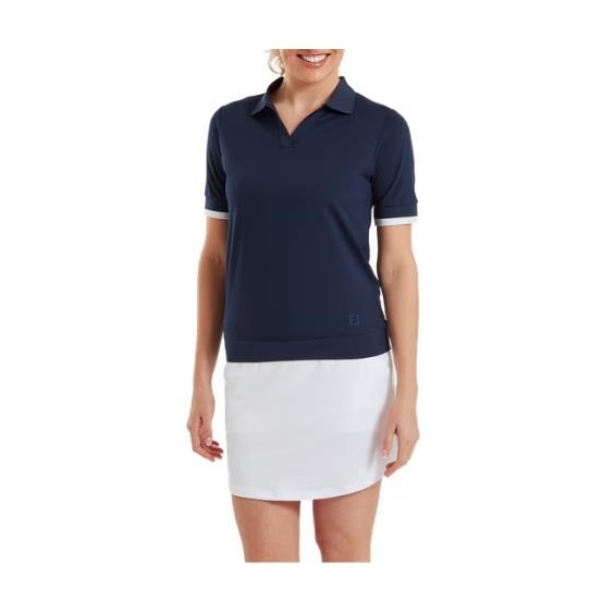 FootJoy Texture Knit dámské polo, modré