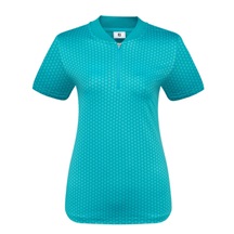 FootJoy Zip Blade dámské polo, tonal tile blue print