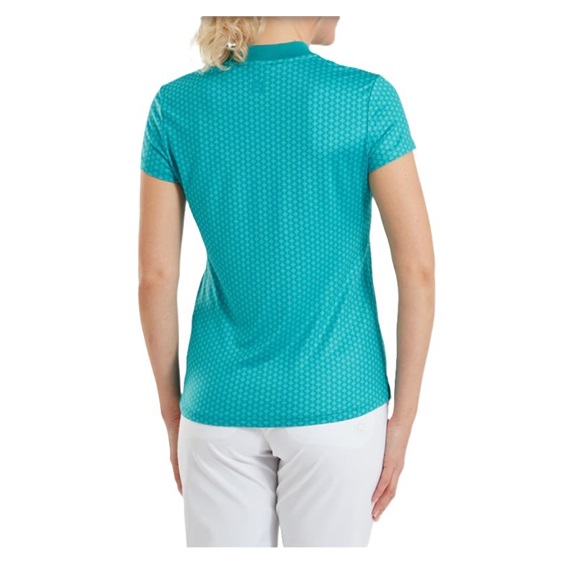 FootJoy Zip Blade dámské polo, tonal tile blue print