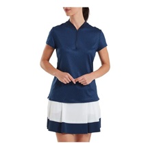 FootJoy Zip Blade dámské polo, tonal tile navy print