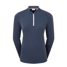 FootJoy 1/4 Zip Blade Collar Midlayer dámská mikina, navy/dusty violet/glacial blue
