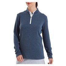 FootJoy 1/4 Zip Blade Collar Midlayer dámská mikina, navy/dusty violet/glacial blue