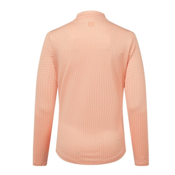 Midlayer Full Zip Printed Sleeve dámská mikina, desert peach