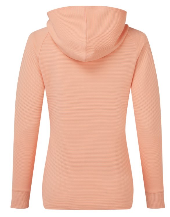 FootJoy Full-Zip Ottoman Hoodie dámská mikina, desert peach