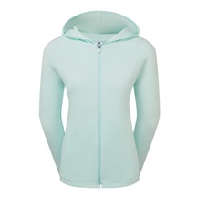 FootJoy Full-Zip Ottoman Hoodie dámská mikina, glacial blue